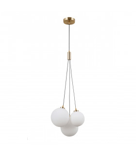 Perlos Classic 3 Light Cluster Pendant Ceiling Light G9 LED-1