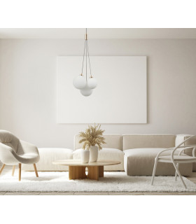 Perlos Classic 3 Light Cluster Pendant Ceiling Light G9 LED-3