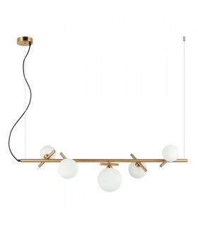Reverso Modern 5 Light Bar Pendant Ceiling Light G9-1