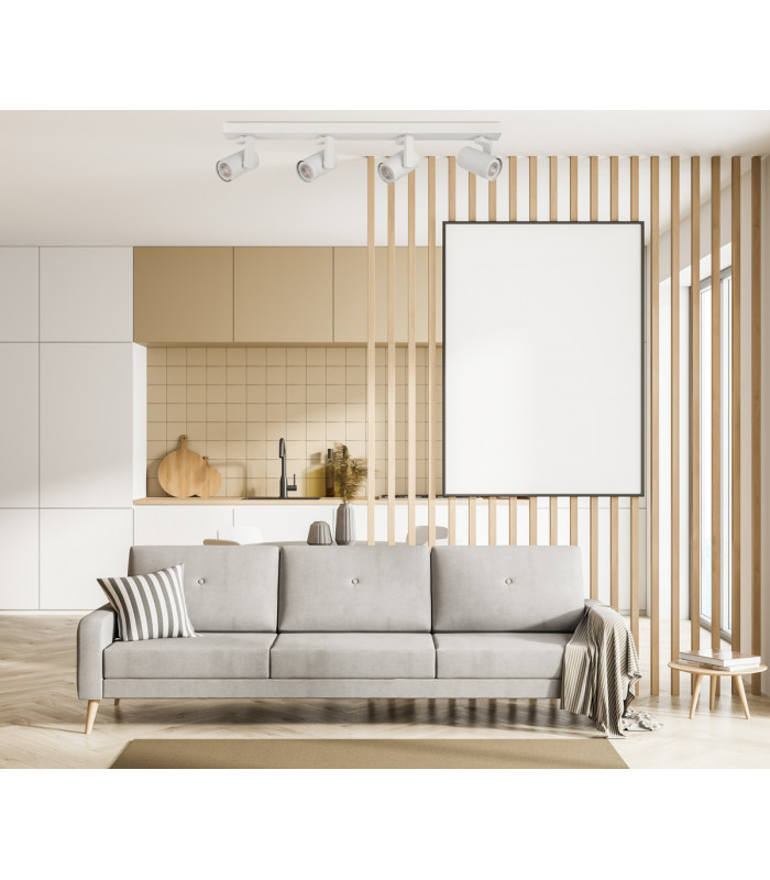 Spiela Modern Ceiling Spotlight Bar GU10-3