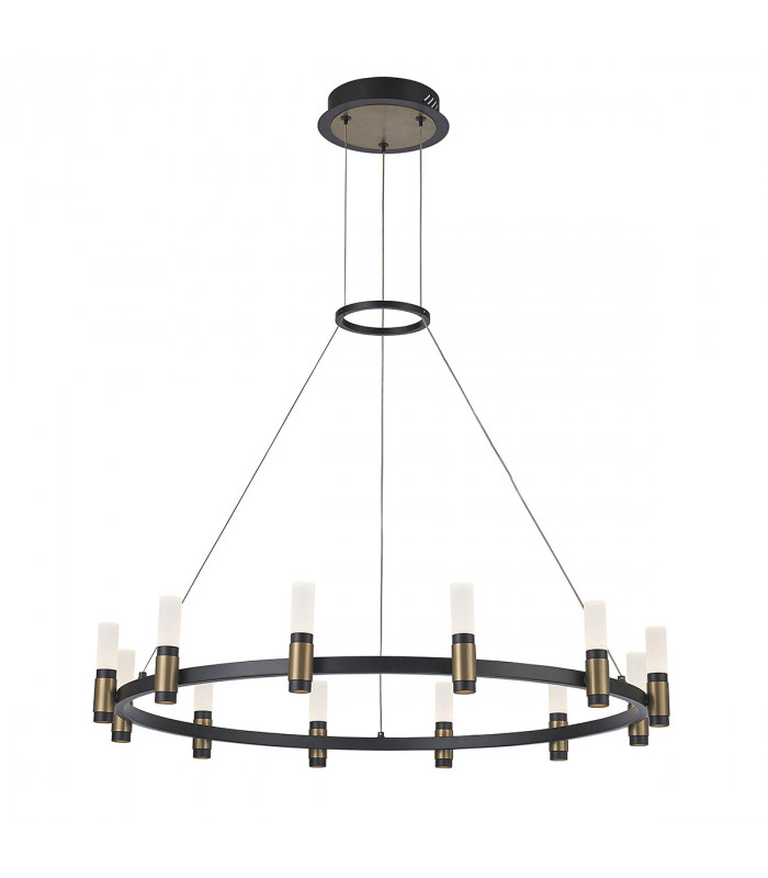 Alamo Industrial Retro Integrated LED Pendant Ceiling Light 3000K-1