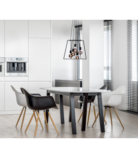 Almodovi Industrial Retro 6 Light Cluster Pendant Ceiling Light E27-3