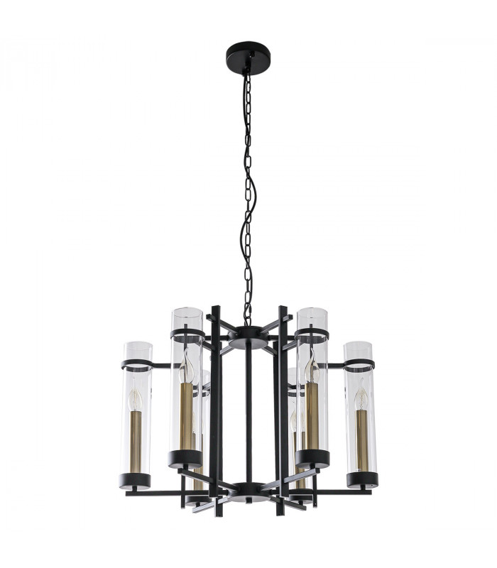 Aspen Classic 6 Light Multi Arm Pendant Ceiling Light E14-1