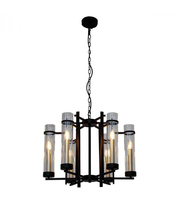 Aspen Classic 6 Light Multi Arm Pendant Ceiling Light E14-2