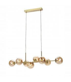 Erimida Industrial Retro 8 Light Bar Pendant Ceiling Light G9-1