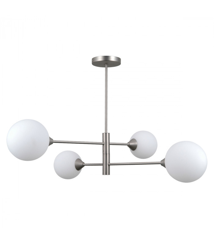 Evora Modern 4 Light Multi Arm Semi Flush Ceiling Lamp G9-1