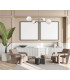 Evora Modern 4 Light Multi Arm Semi Flush Ceiling Lamp G9-3
