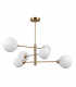Evora Modern 6 Light Multi Arm Semi Flush Ceiling Lamp G9-1