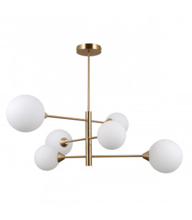 Evora Modern 6 Light Multi Arm Semi Flush Ceiling Lamp G9-1