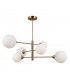 Evora Modern 6 Light Multi Arm Semi Flush Ceiling Lamp G9-2