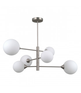Evora Modern 6 Light Multi Arm Semi Flush Ceiling Lamp G9-1