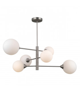 Evora Modern 6 Light Multi Arm Semi Flush Ceiling Lamp G9-2