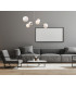Evora Modern 6 Light Multi Arm Semi Flush Ceiling Lamp G9-3