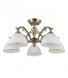 Feneza Stylish 5 Light Multi Arm Semi Flush Ceiling Lamp E27-1