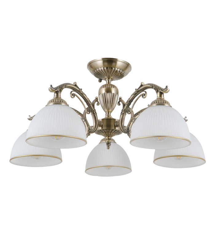 Feneza Stylish 5 Light Multi Arm Semi Flush Ceiling Lamp E27-1