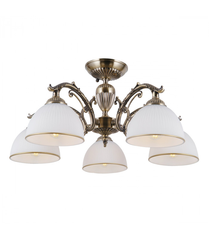 Feneza Stylish 5 Light Multi Arm Semi Flush Ceiling Lamp E27-2