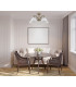 Feneza Stylish 5 Light Multi Arm Semi Flush Ceiling Lamp E27-3