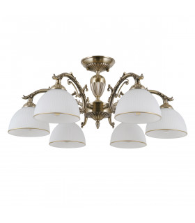 Feneza Stylish 6 Light Multi Arm Semi Flush Ceiling Lamp E27-1