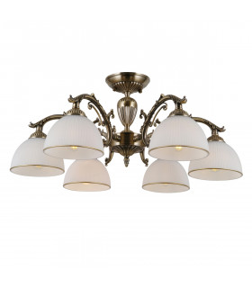 Feneza Stylish 6 Light Multi Arm Semi Flush Ceiling Lamp E27-2