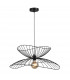 Galia Modern 1 Light Wire Frame Pendant Ceiling Light E27-1