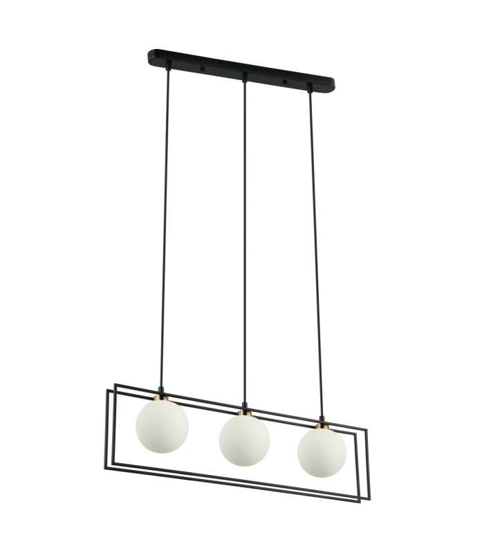 Grosetta Modern 3 Light Globe Pendant Ceiling Light G9-1