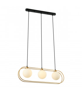 Grosetta Modern 3 Light Globe Pendant Ceiling Light G9-2