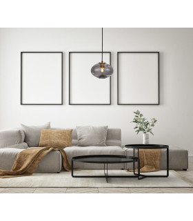 Hatella Modern 1 Light Globe Pendant Ceiling Light E27-3