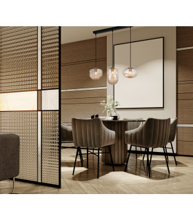 Hatella Modern 3 Light Bar Pendant Ceiling Light E27-3