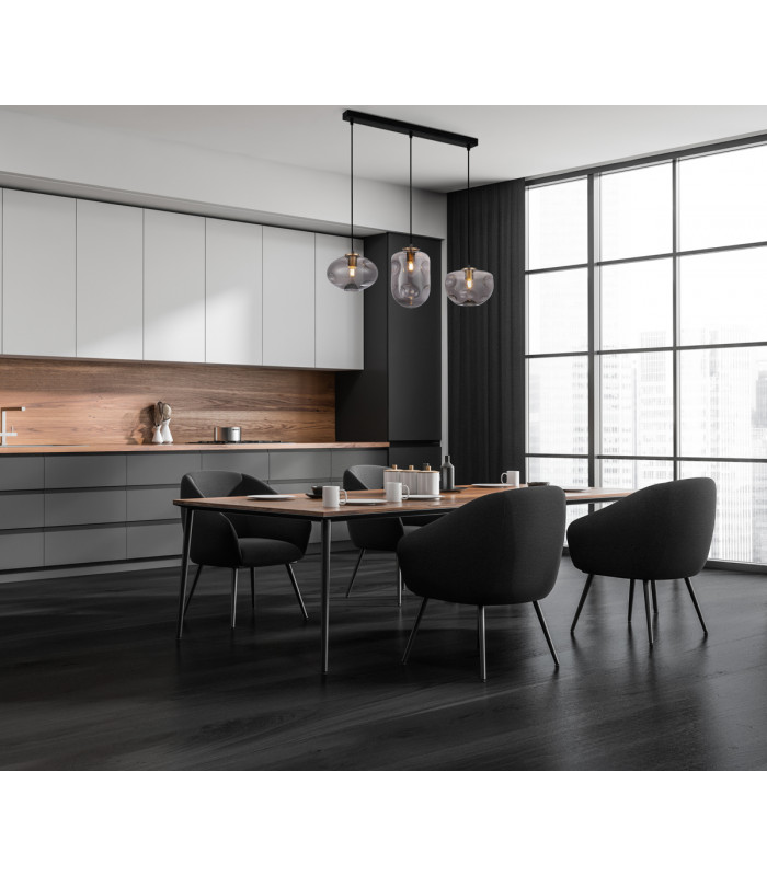 Hatella Modern 3 Light Bar Pendant Ceiling Light E27-3