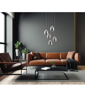 Huelto Modern Cluster Pendant Ceiling Light LED 3000K-3