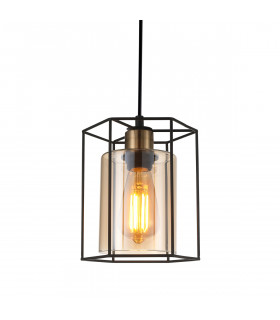 Kalula Industrial Retro 1 Light Lanterns Pendant Ceiling Light E27-1
