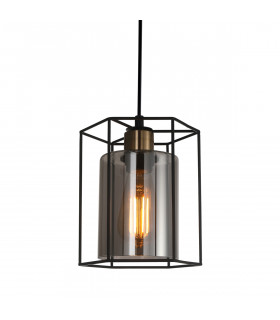 Kalula Industrial Retro 1 Light Lanterns Pendant Ceiling Light E27-1