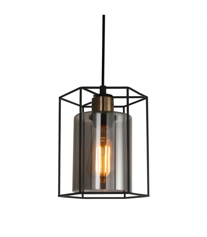 Kalula Industrial Retro 1 Light Lanterns Pendant Ceiling Light E27-1