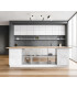 Laconi Modern 3 Light Ceiling Spotlight Bar GU10-3