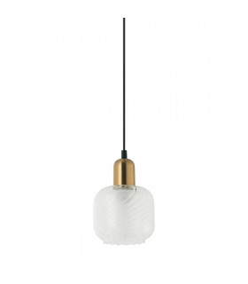 Lamezia Modern 1 Light Dome Pendant Ceiling Light E27-1