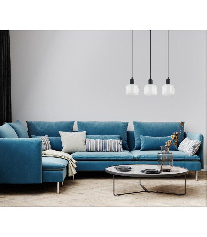 Lamezia Modern 3 Light Bar Pendant Ceiling Light E27-3