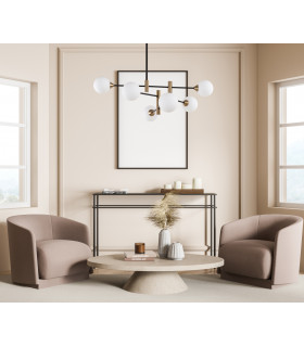 Marino Modern 6 Light Globe Pendant Ceiling Light G9-3