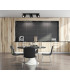Nuora Modern 3 Light Ceiling Spotlight Bar GU10-3