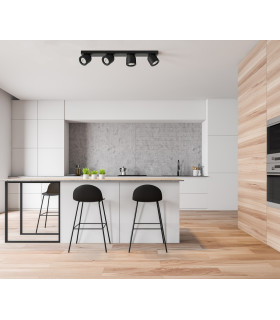 Nuora Modern 4 Light Twin Ceiling Spotlight GU10-3