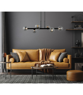 Olbia Modern 6 Light Bar Pendant Ceiling Light G9-3