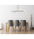 Olbia Modern 6 Light Bar Pendant Ceiling Light G9-3