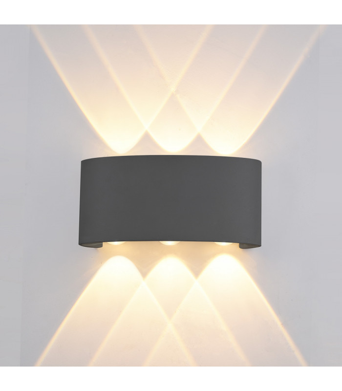 Ortelo Modern Outdoor Up Down Wall Lamp LED