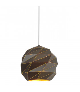 Palermo Modern 1 Light Dome Pendant Ceiling Light E27-1