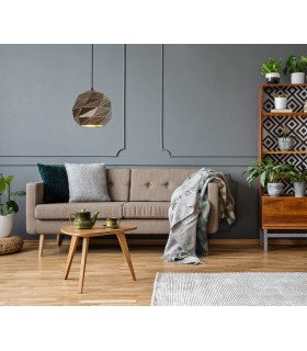 Palermo Modern 1 Light Dome Pendant Ceiling Light E27-3