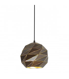 Palermo Modern 1 Light Dome Pendant Ceiling Light E27-1