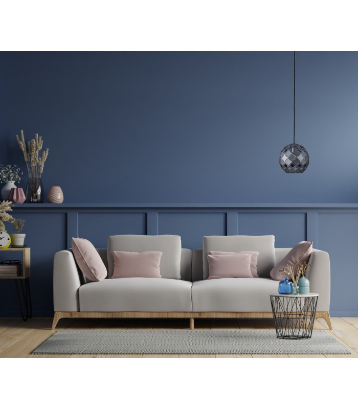 Paulela Modern 1 Light Dome Pendant Ceiling Light E27-3