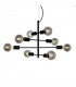 Portel Industrial Retro 8 Light Multi Arm Pendant Ceiling Light E27-1