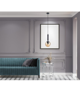 Ravena Modern 1 Light Slim Pendant Ceiling Light E27-3
