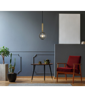 Ravena Modern 1 Light Slim Pendant Ceiling Light E27 LED-3
