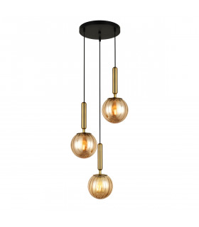 Ravena Modern 3 Light Cluster Pendant Ceiling Light E27 LED-1